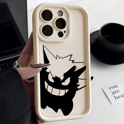 Pokemons Line Cartoon Soft Silicone Case For iPhone
