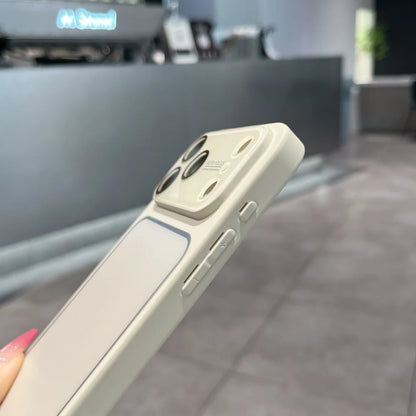 Fashion Candy Color Large Window Matte Case  For iPhone