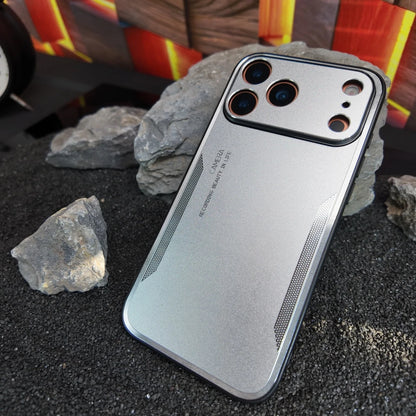 Shockproof Alloy Matte Metal Phone Case For iPhone