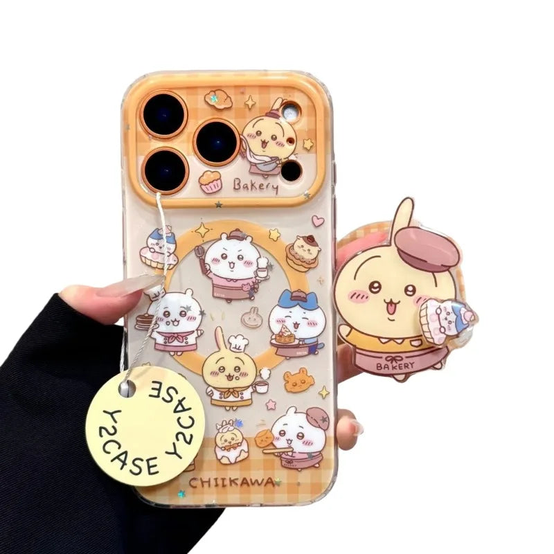 Anime Chiikawa Usagi cartoon Magnetic holder Suitable For iPhone