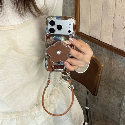 Fashion Oil Painting Flower Phone Case For iPhone