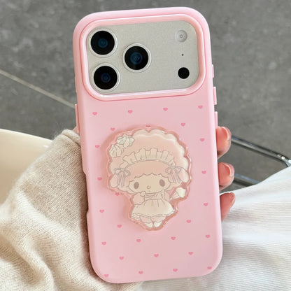 Cute IMD Melody Lamb Cloud Phone Case For iPhone