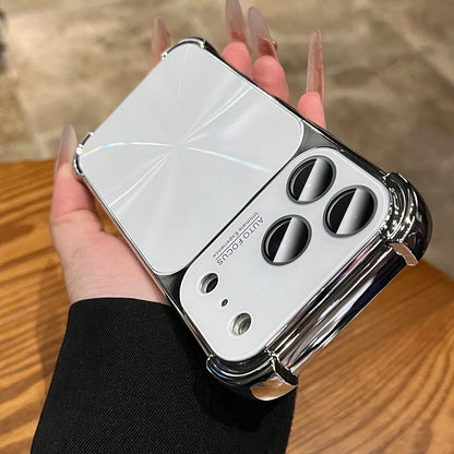 Aurora laser Plating Phone Case For iPhone