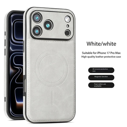 For Magsafe Magnetic Leather Phone Case For iPhone