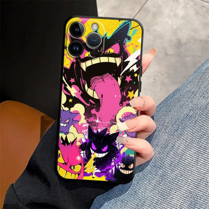 Hot Pokemon Gengar Funda Phone Cover Phone Case For Apple iPhone