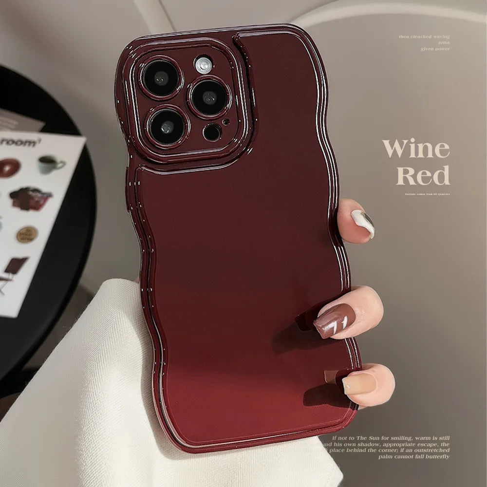 Glossy Wavy Phone Case