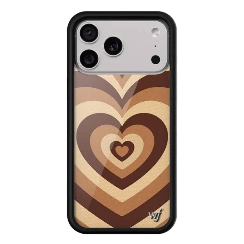 Wildflower Fashion Latte Love Phone Case For iPhone