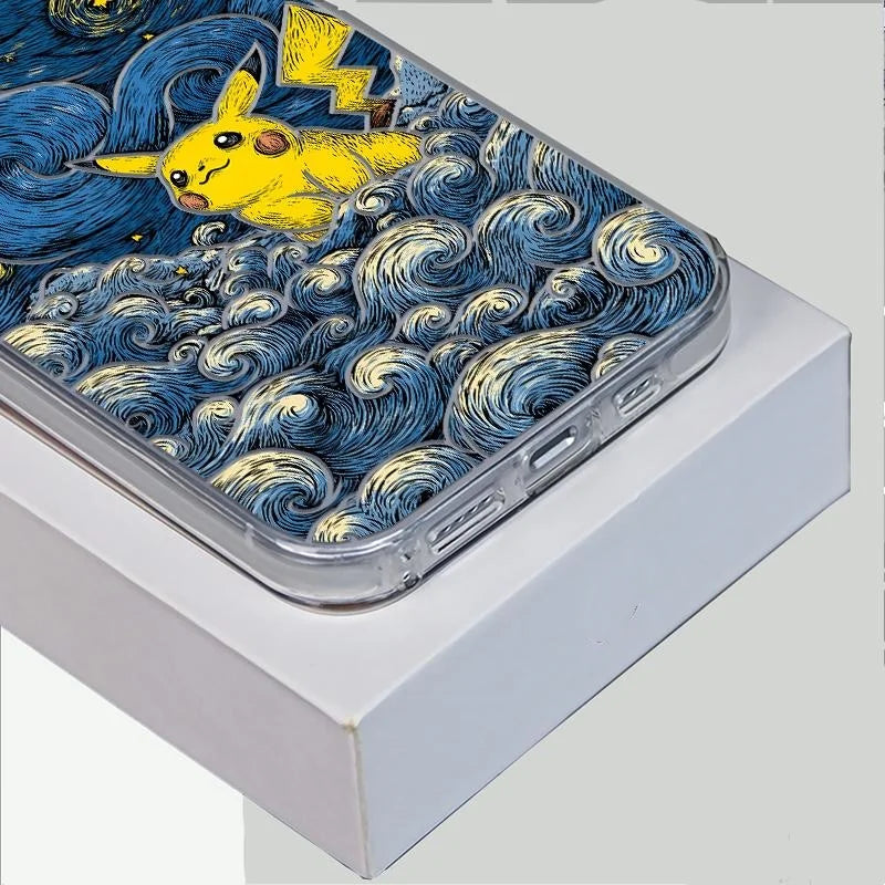 Cute thundercloud Pikachus Phone Case For iPhone