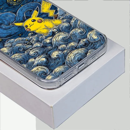 Cute thundercloud Pikachus Phone Case For iPhone