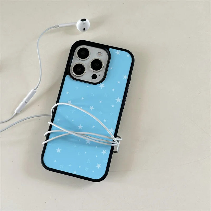 Blue Cute Star Phone Case