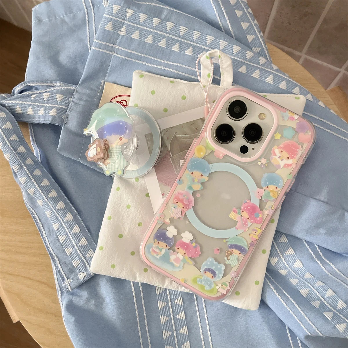 New Pink Shake Stand Phone Case For iPhone