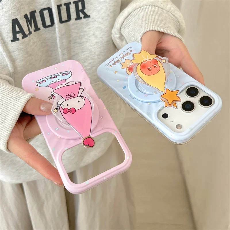 Fashion Cute Star Hellokitty Phone Case For iPhone