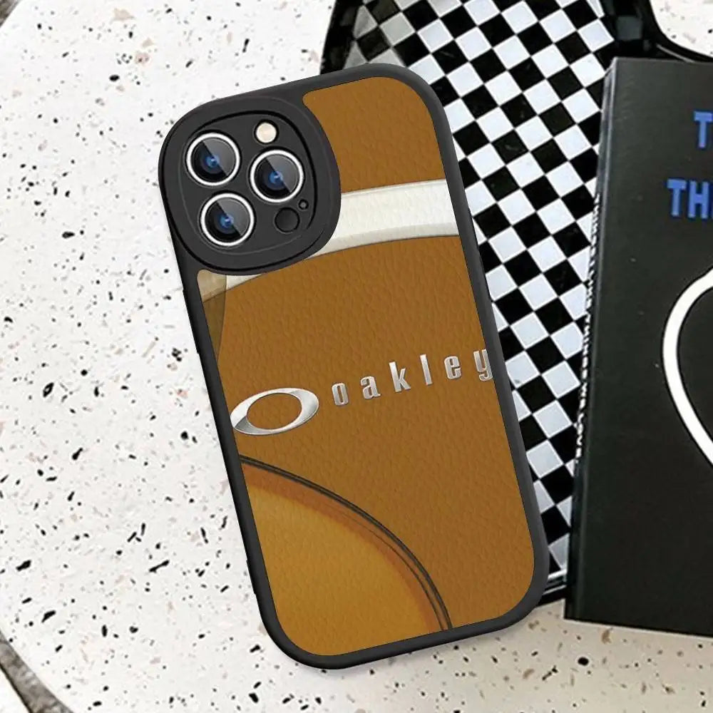 Oakley Design Art Phone Case Hard Leather For iPhone