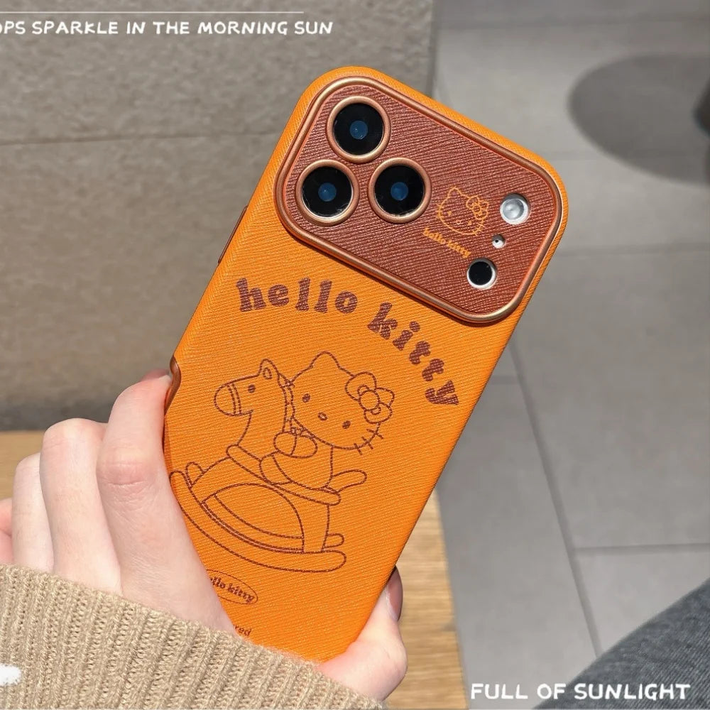 Cute IMD Orange KT Phone Case For iPhone