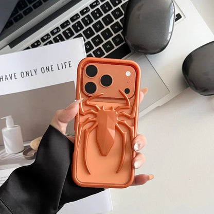 Luxury Spider Hollowed-Out Phone Case For iPhone