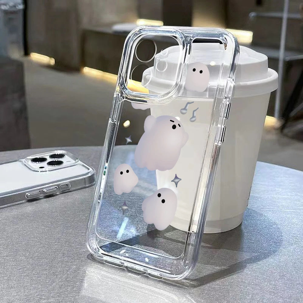 Cute Ghost Phone Case For iPhone