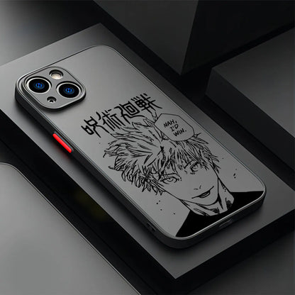 Anime Black Jujutsu Kaisens Phone Case iPhone