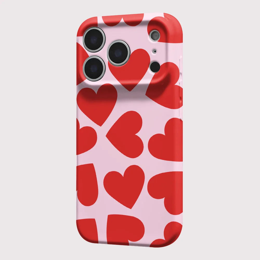 Luxury Clmj Swag Love Heart Phone Case For iPhone