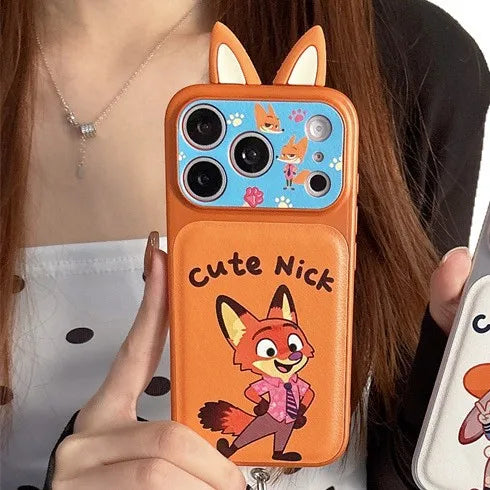 3D Ears Judy Nick iPhone 14 13 Compatible with Phone Case
