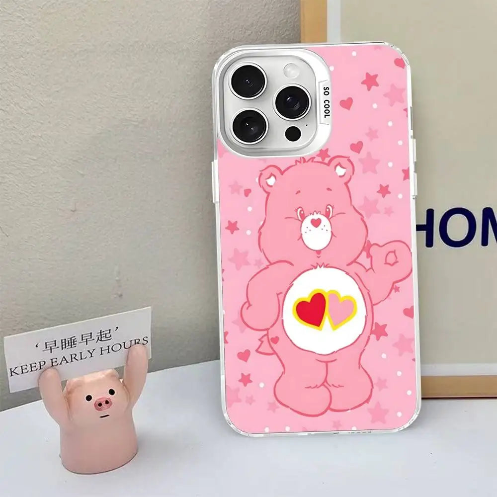 Cartoon Cute Care Bears Phone Case For iPhone