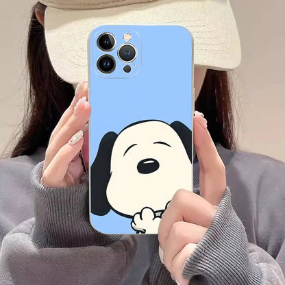 Cartoon Lovely Snoopies Phone Case For iPhone