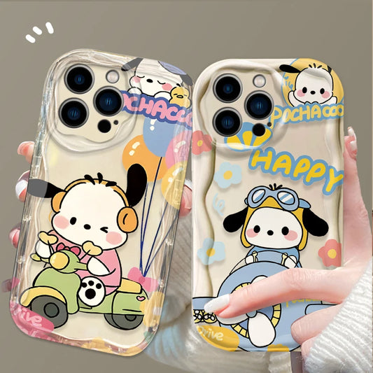 Cute Cartoon Pochacco Phone Case For iPhone