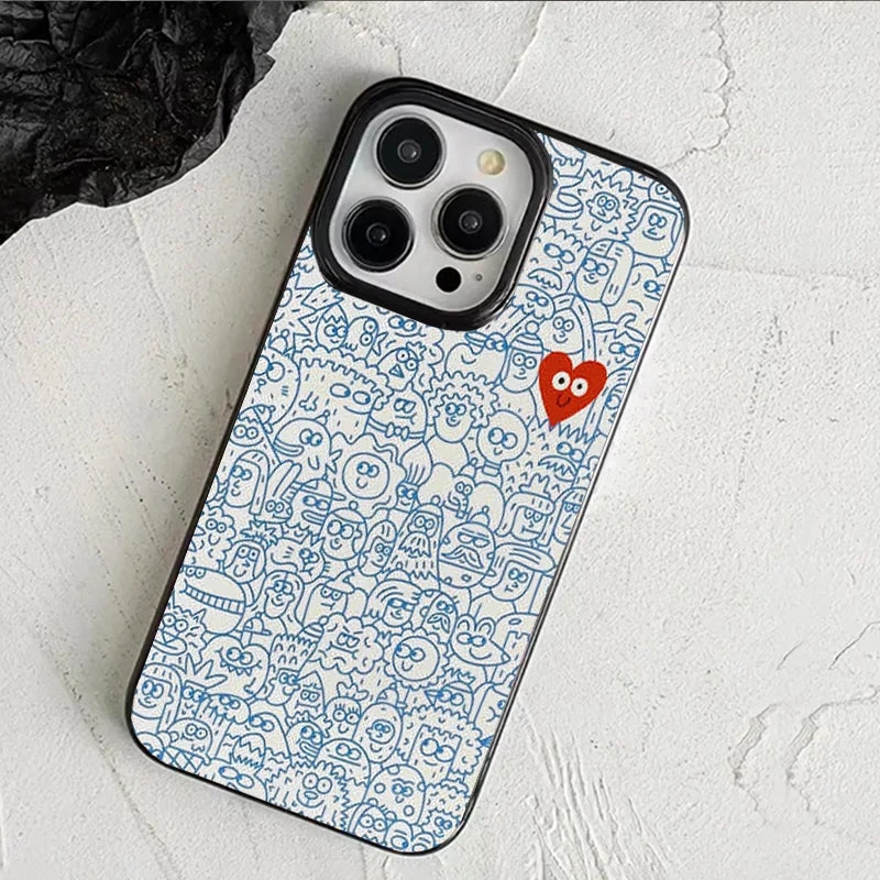 Little Love Cartoon People Phone Case