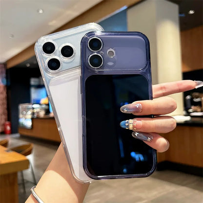 Luxury Solid Colors Transparent Phone Case For iPhone