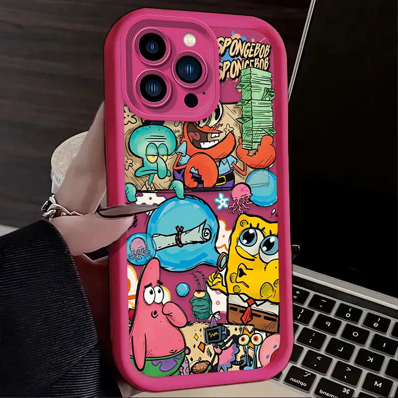 SpongeBob Dolls Phone Case For iPhone