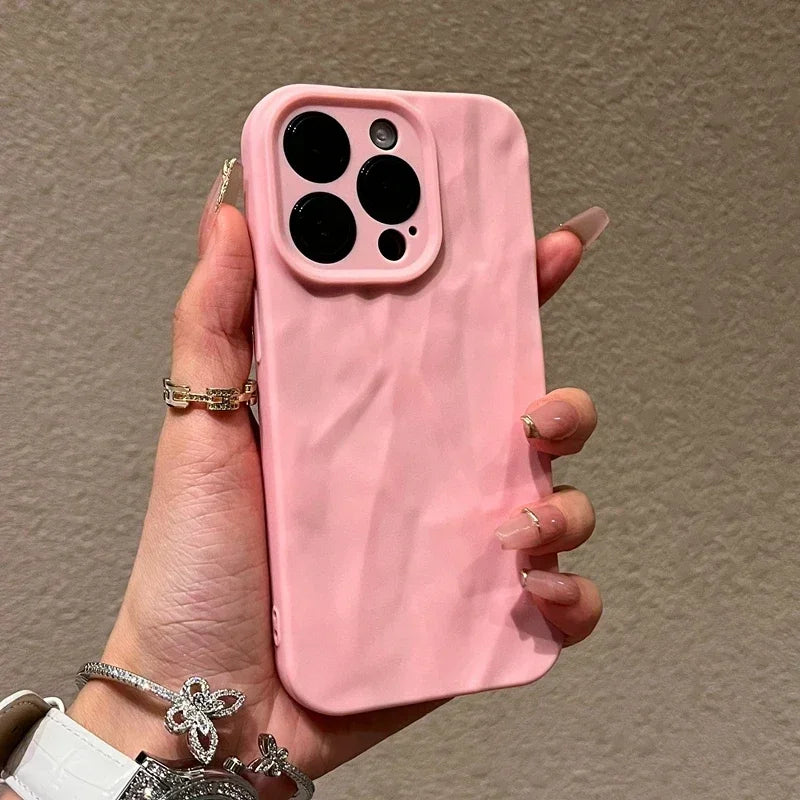 Soft Fold Pattern Phone Case