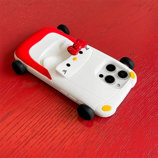 Car Shaped Hello Kitty Cute Phone Case