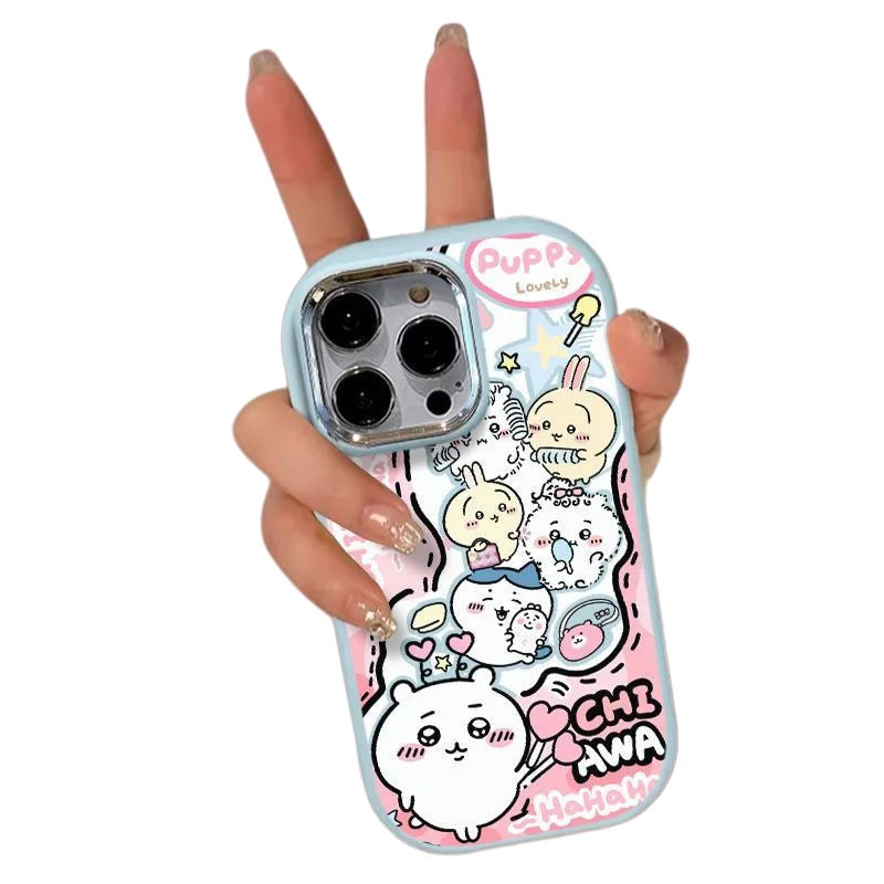 Anime Chiikawa Hachiware Usach Mobile Phone Case Available For iPhone