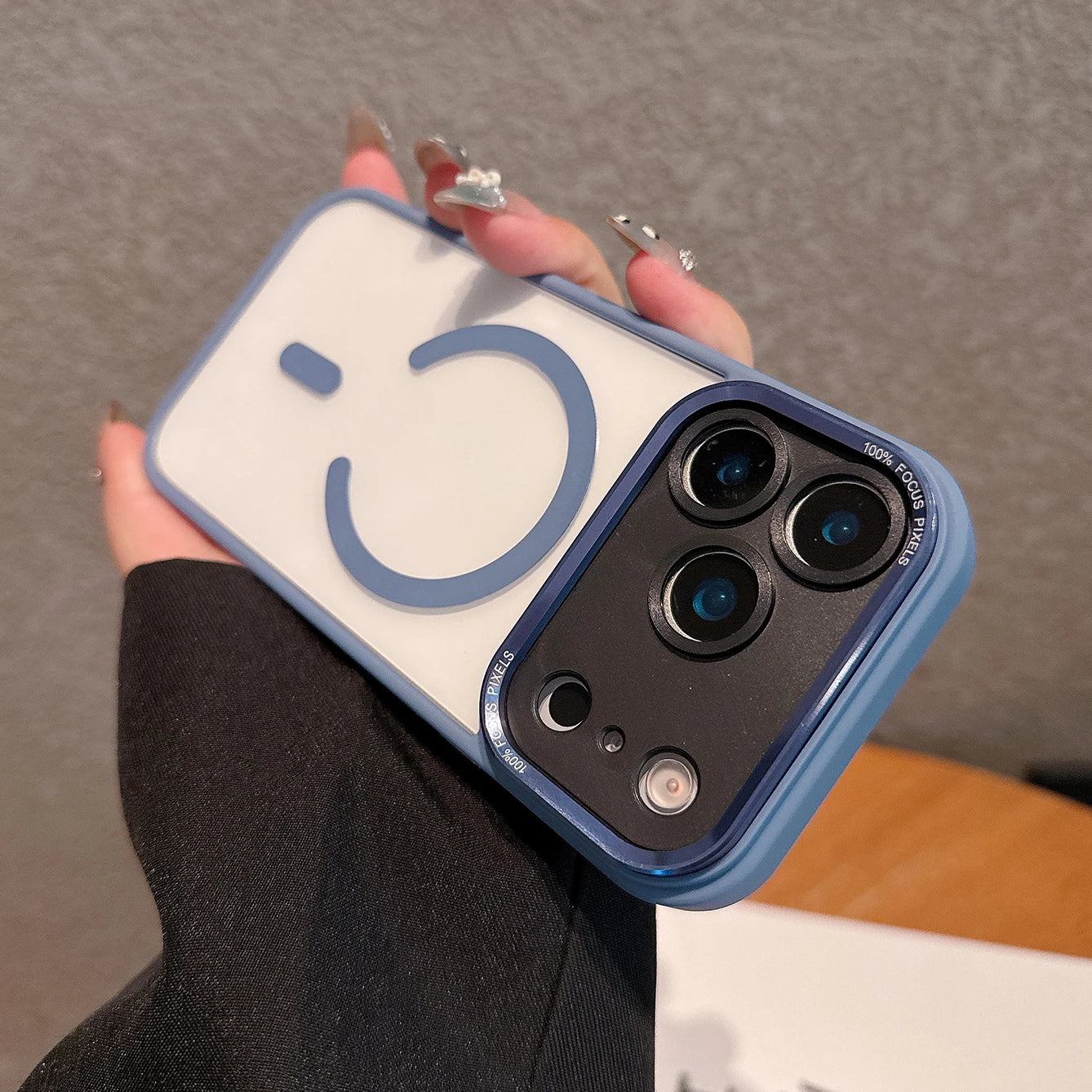 Clear Magnetic Phone Case For iPhone