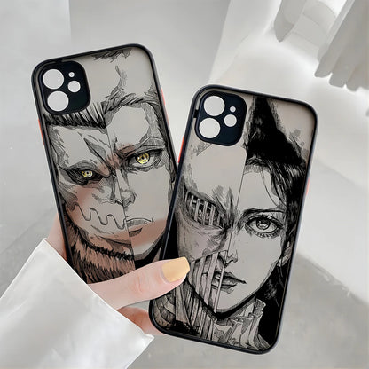 Luxury Attack On Titan Hot Anime Phone Case For iPhone