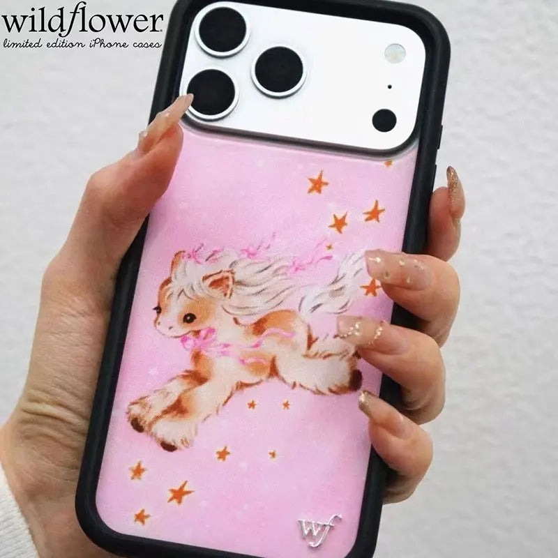 Wildflower ins 2026 New Pony Dreams Phone Case For iPhone