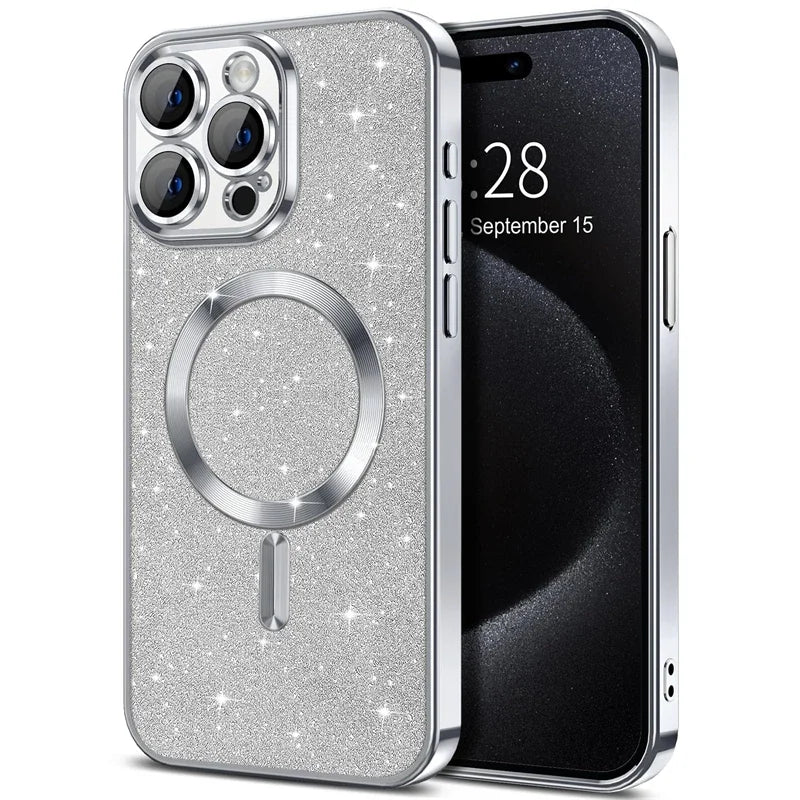 Electroplate With Lens Protector Case For iPhone