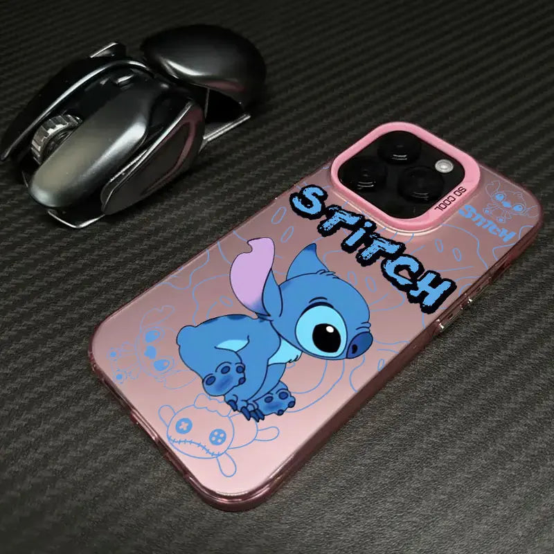 Angel Stitch Cartoon Phone Case For iPhone