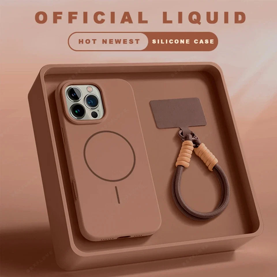 Magnetic Lanyard Phone Case For iPhone
