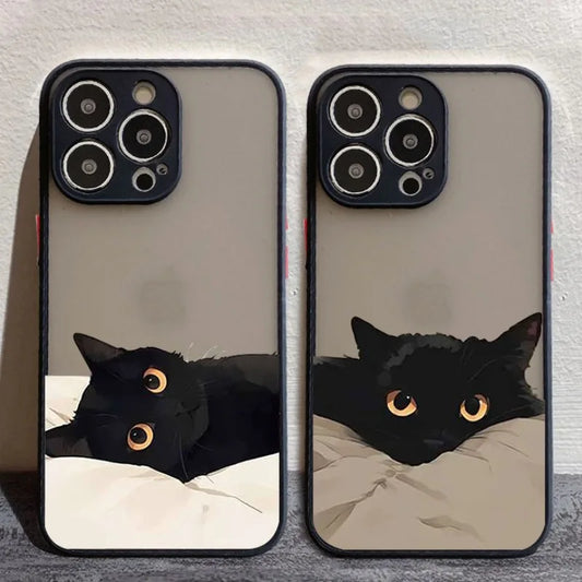 Funny Black Cat Phone Case