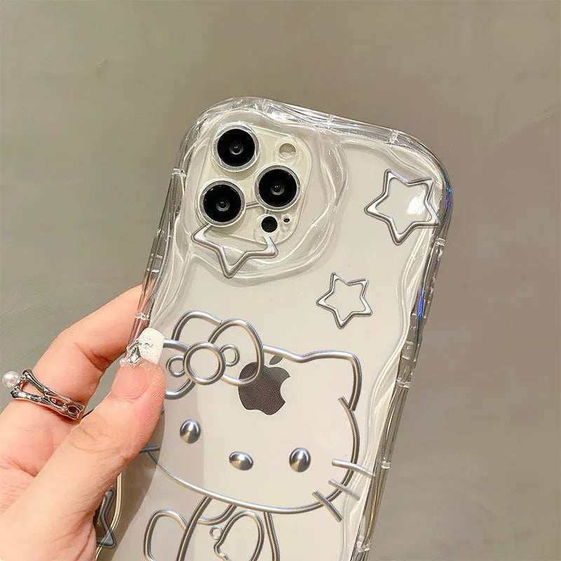 Hello Kitty Kawaii Line Star Phone Case For iPhone