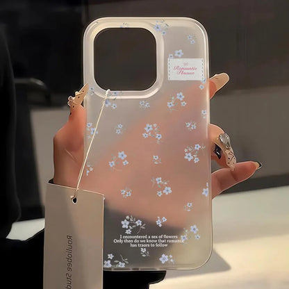 Purple Flower Phone Case For iPhone