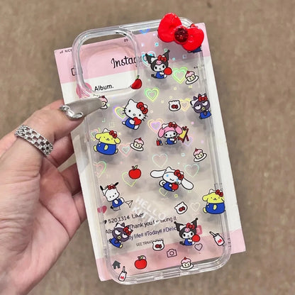 Hello Kitty Kuromi Pochacco Cute Phone Case For iPhone