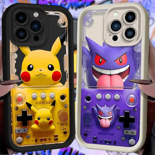 Pokemon Pikachu Gengar Game For iPhone Phone Case