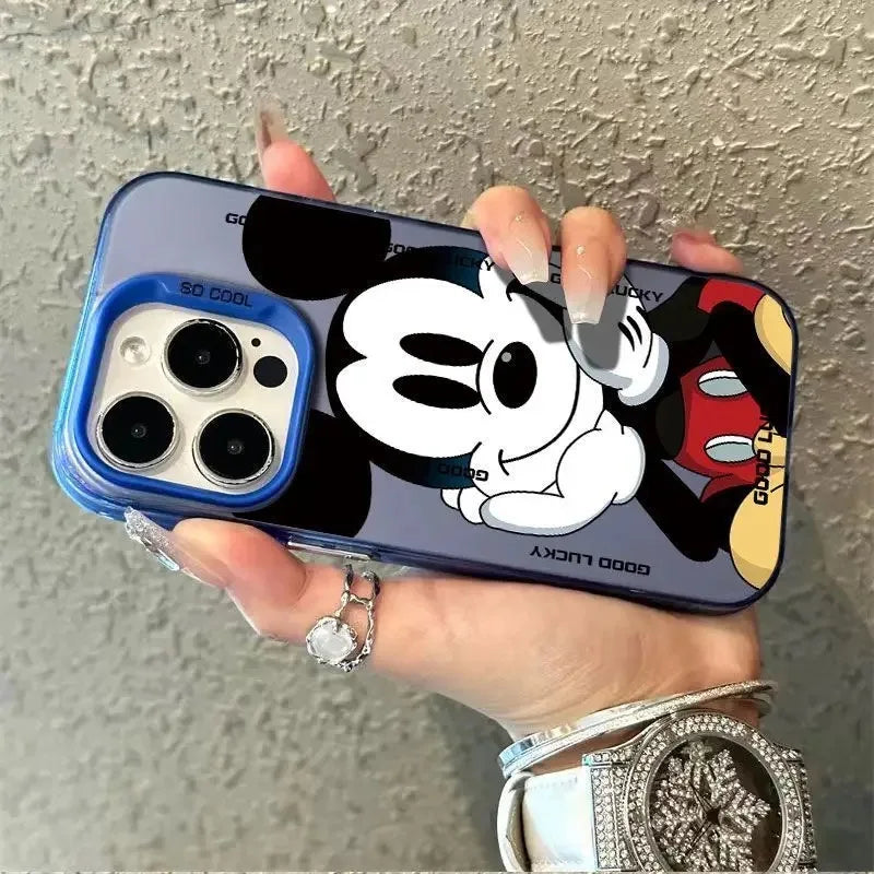 Disneys Mickey Minnie Mouse Cute Smile Phone Case For iPhone