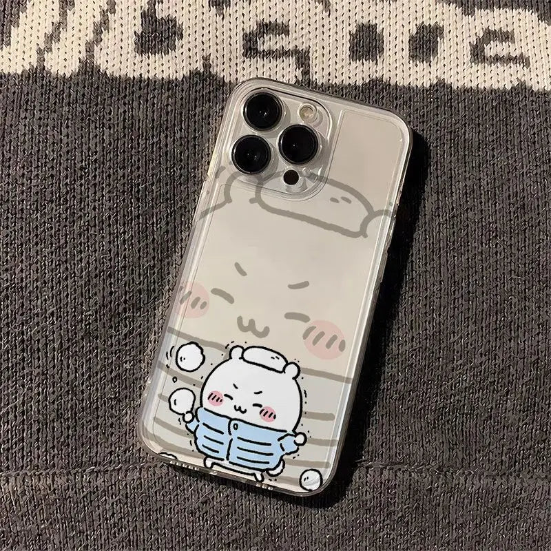 Anime Chiikawa Usagi Hachiware Winter Limited Mobile Phone Case