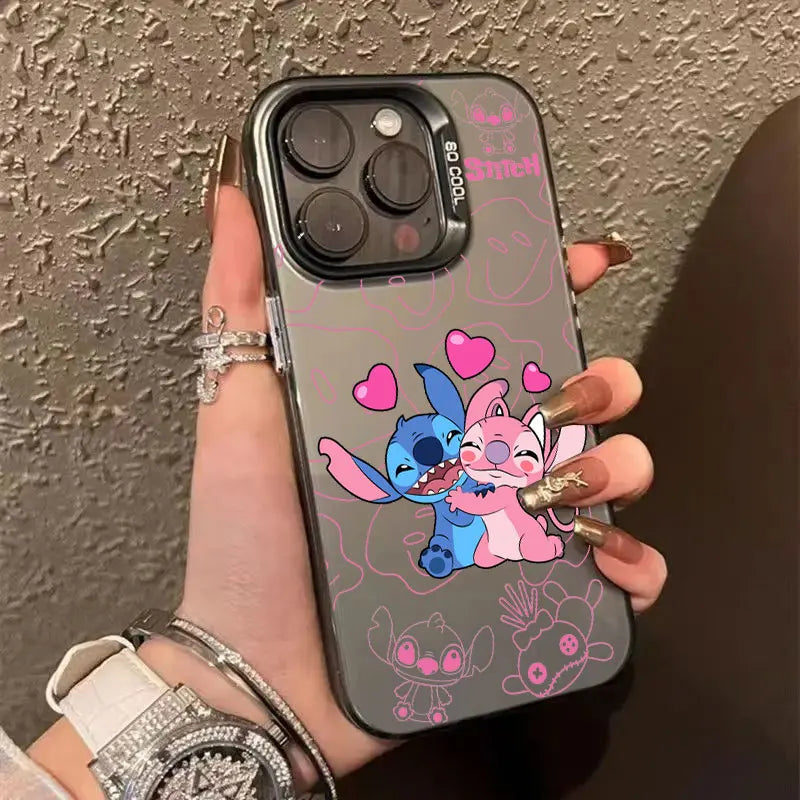 Angel Stitch Cartoon Phone Case For iPhone