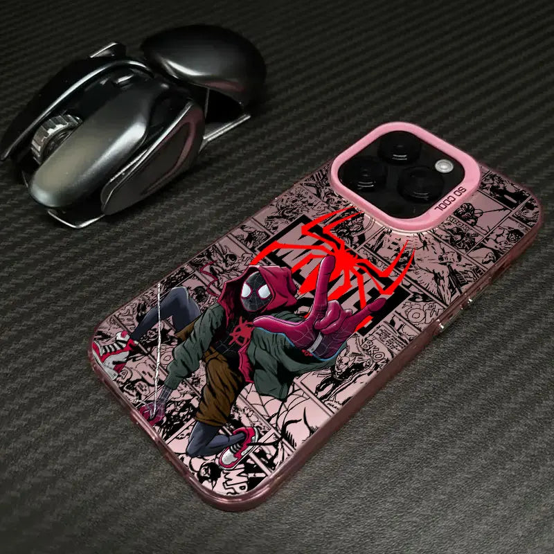 Marvel Spiderman Miles Morales Gwen Phone Case For iPhone