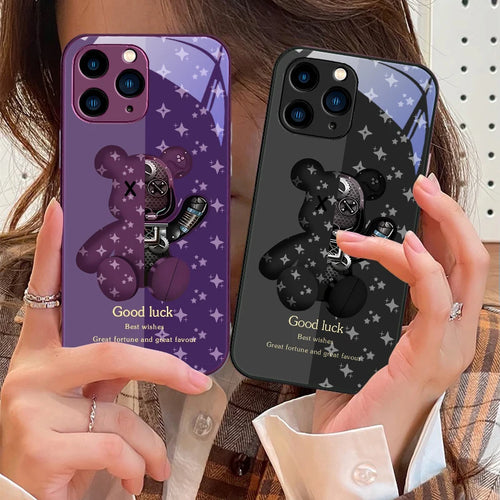 Brown Machine Bear  For iPhone