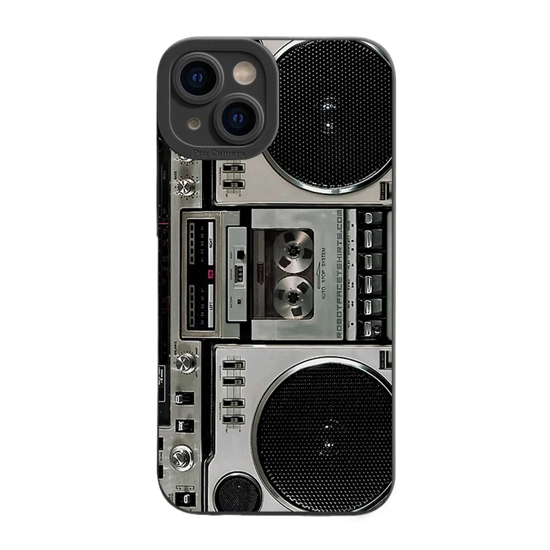 Radio Pattern Phone Case For iPhone