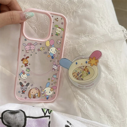 Cute Rabbit Magnetic Phone Case